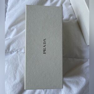 Empty Prada sunglasses box